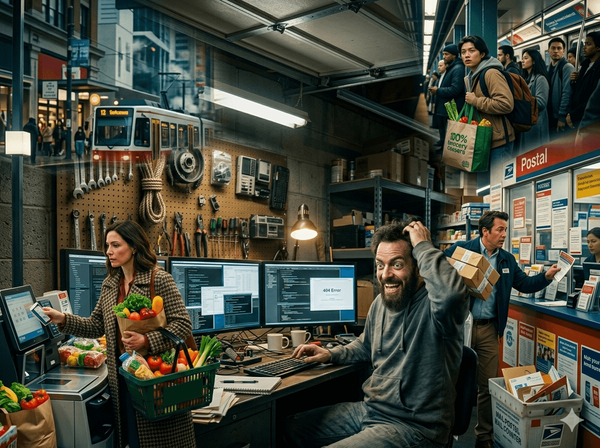 Chaotic daily logistics and maintenance